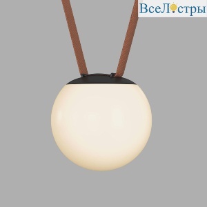 Трековый однофазный светильник Denkirs Belty Orb DK5551-BK
