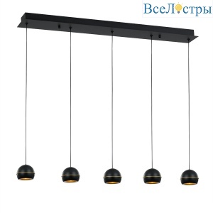 Подвесная люстра DeLight Collection MD21001034-5B black/gold