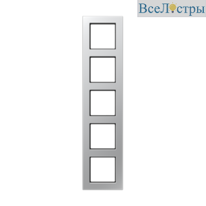 Рамка пятиместная Jung A5585BFAL