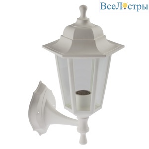 Уличный настенный светильник ЭРА НБУ 06-60-001 белый Б0048116