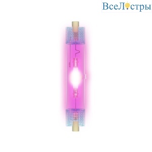 Лампа металлогалогенная линейная (04849) Uniel R7s 70W прозрачная MH-DE-70/PURPLE/R7