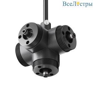 Х-образный вертикальный коннектор с вводом питания Maytoni Shelf CA019L4C-P-B