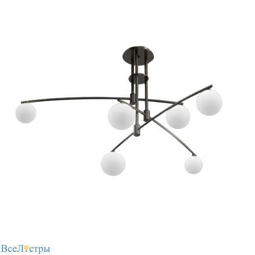 люстра на штанге delight collection 8119p/6 black