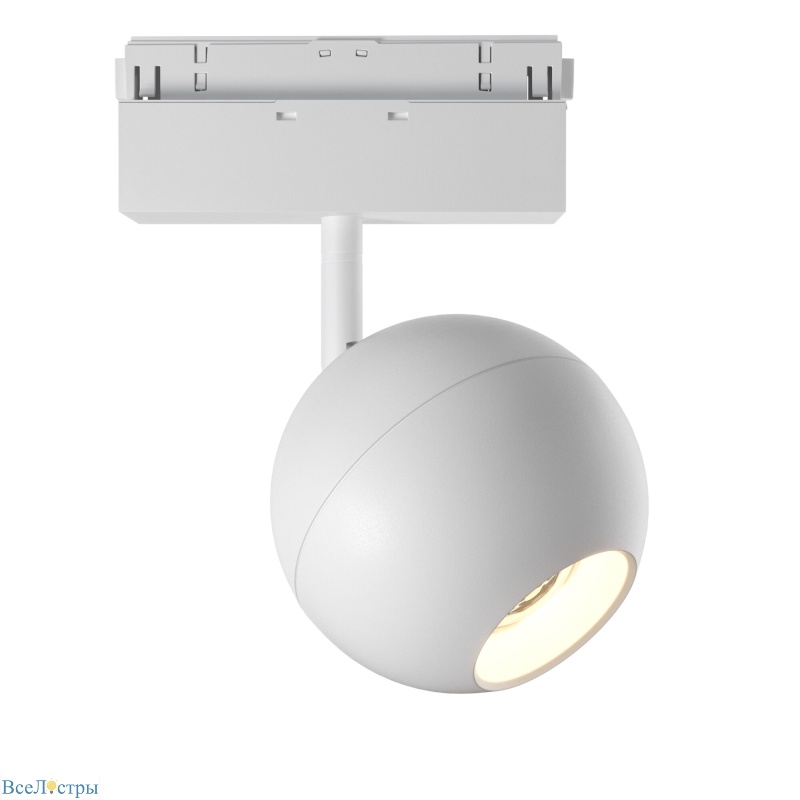 трековый светильник maytoni technical ball tr028-2-15w4k-w