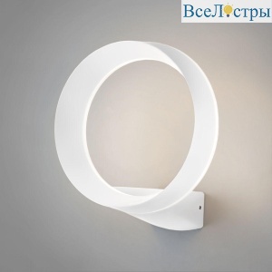 Уличный настенный светодиодный светильник Elektrostandard Ring 1710 Techno Led белый 4690389175961