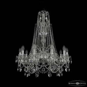 Подвесная люстра Bohemia Ivele Crystal 1411/10/240/XL-84 Ni