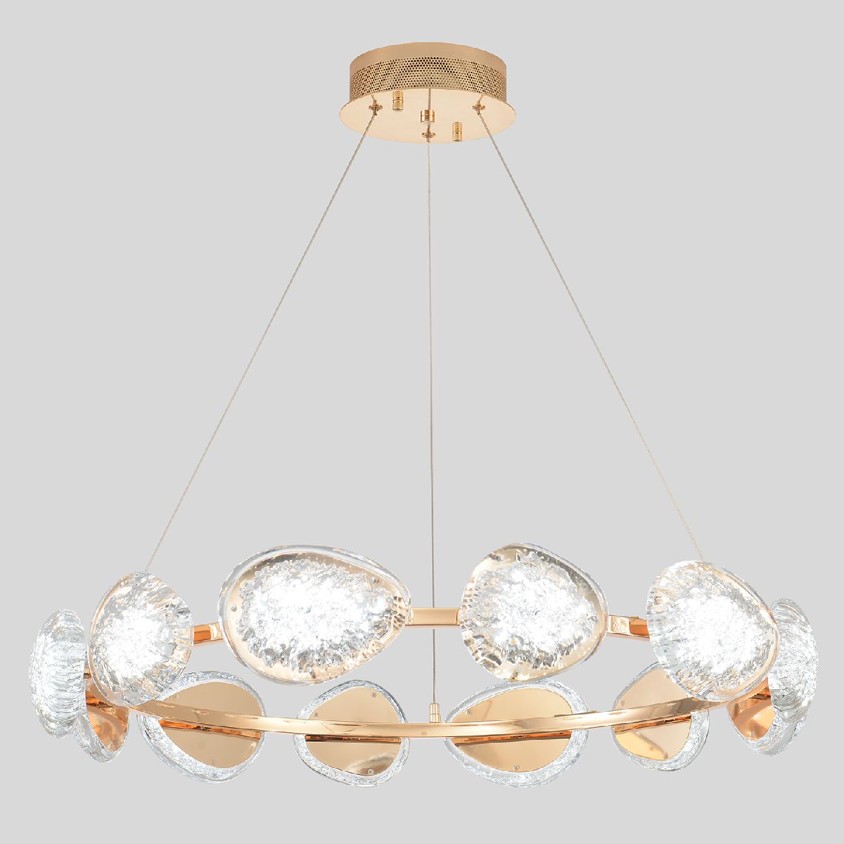 подвесная люстра crystal lux felicidad sp96w led