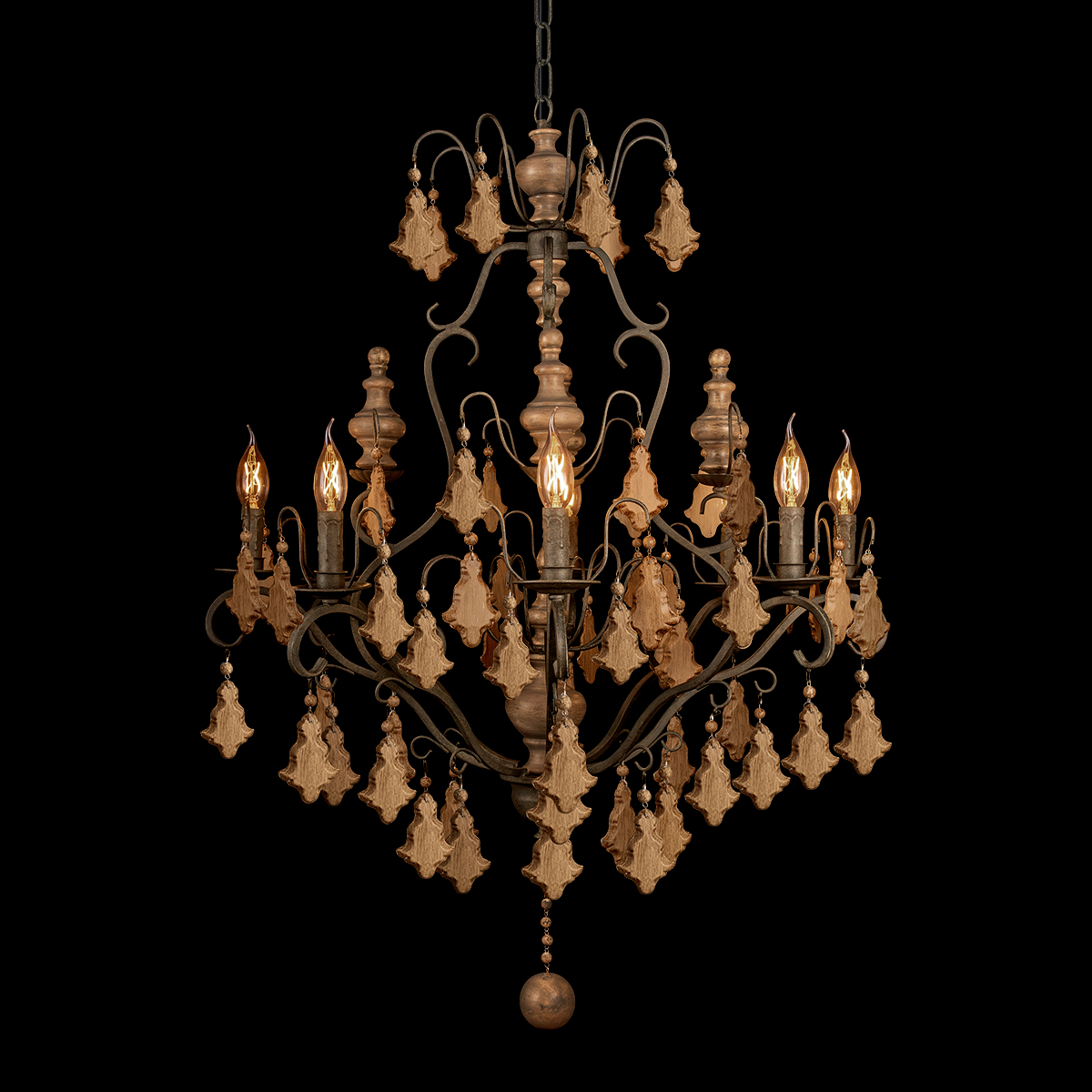 подвесная люстра loft it chateau 10559/8