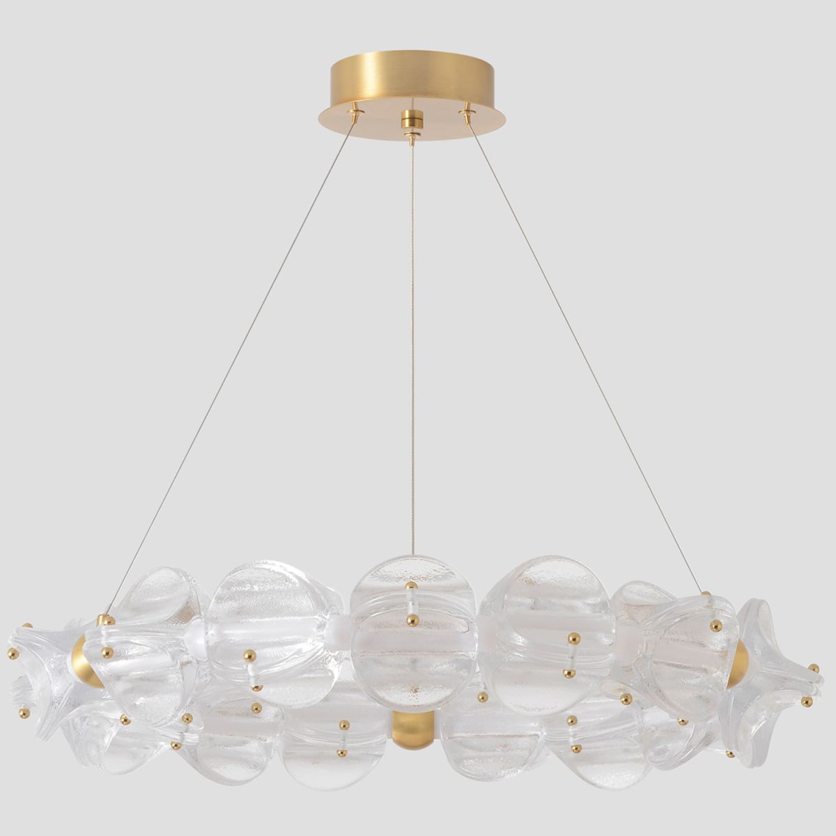подвесная люстра crystal lux rich sp38w led