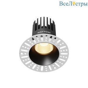 Встраиваемый светильник Maytoni Dip DL121-15W-2.7K-TRS-B
