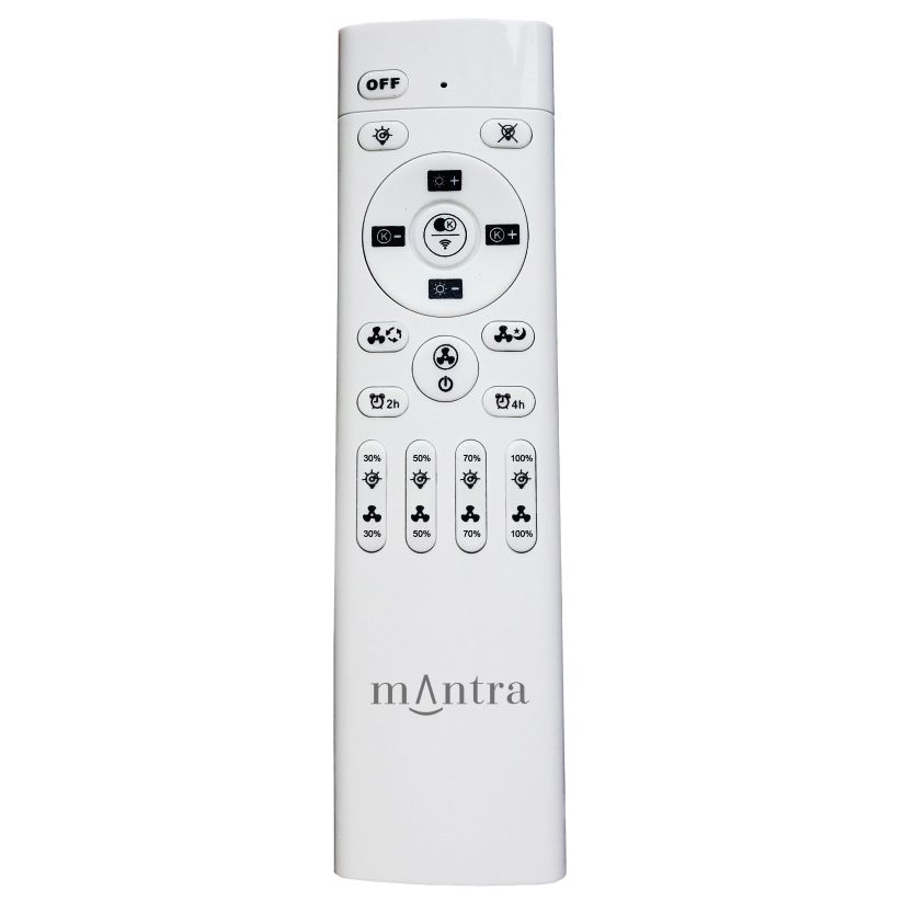 потолочная светодиодная люстра-вентилятор mantra nepal 7801