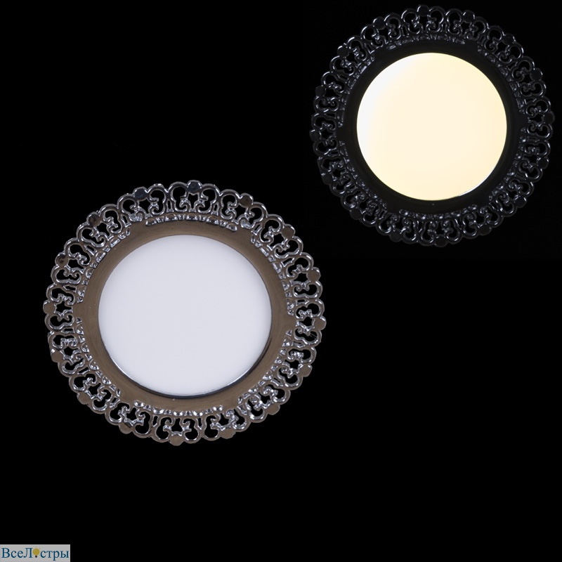 встраиваемый светильник reluce 52506-9.0-001rd led6w cr