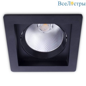 Встраиваемый светодиодный светильник Arte Lamp Privato A7007PL-1BK