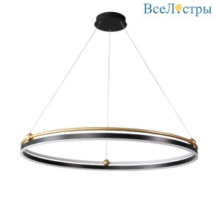 Подвесной светодиодный светильник Crystal Lux Fernando Sp88W Led Black/Gold