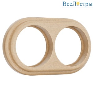 Рамка на 2 поста Werkel светлый бук W0025224 4690389166556