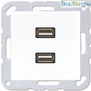 Розетка USB Jung MAA1153WW