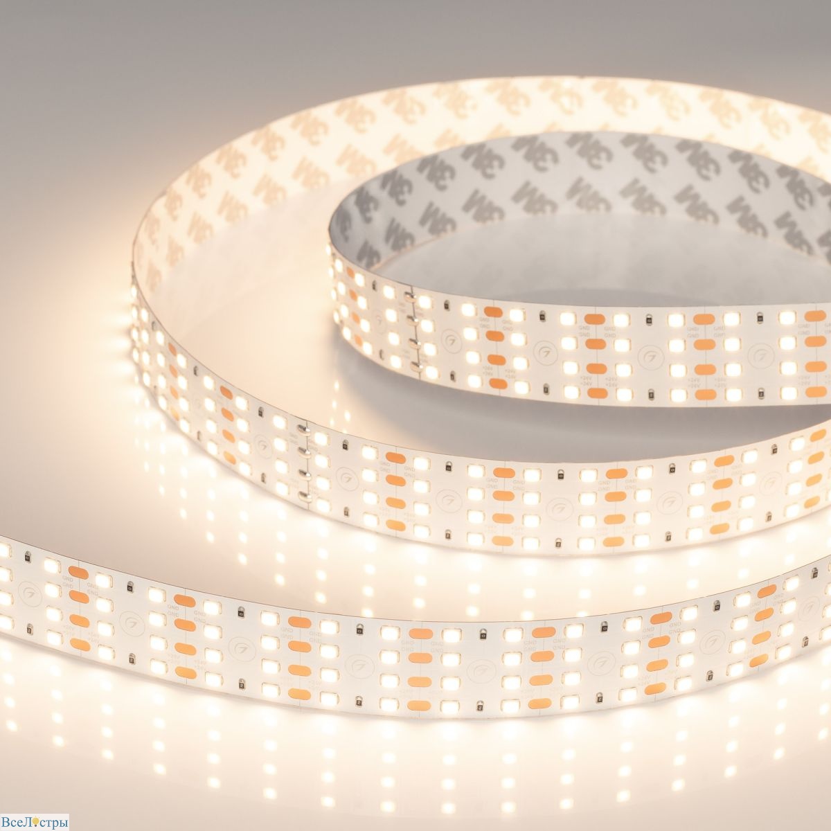 светодиодная лента arlight ul-a320-24mm 24v warm3000 (20 w/m, ip20, 3m) 061399