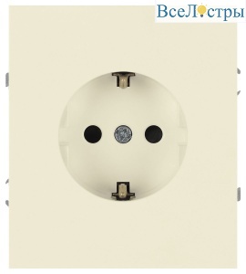 Розетка Эра Arktik 16-2102-02 с заземлением 2P+E Schuko со шторками 16А-250В слоновая кость Б0070425