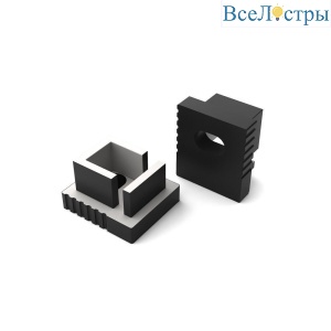 Набор заглушек Arlight SL-Mini-8 Black с отверстием 030518