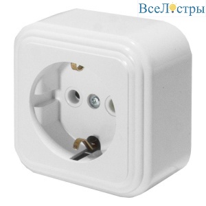 Розетка 2P+PE Stekker Брест белый PST16-21-20 39689