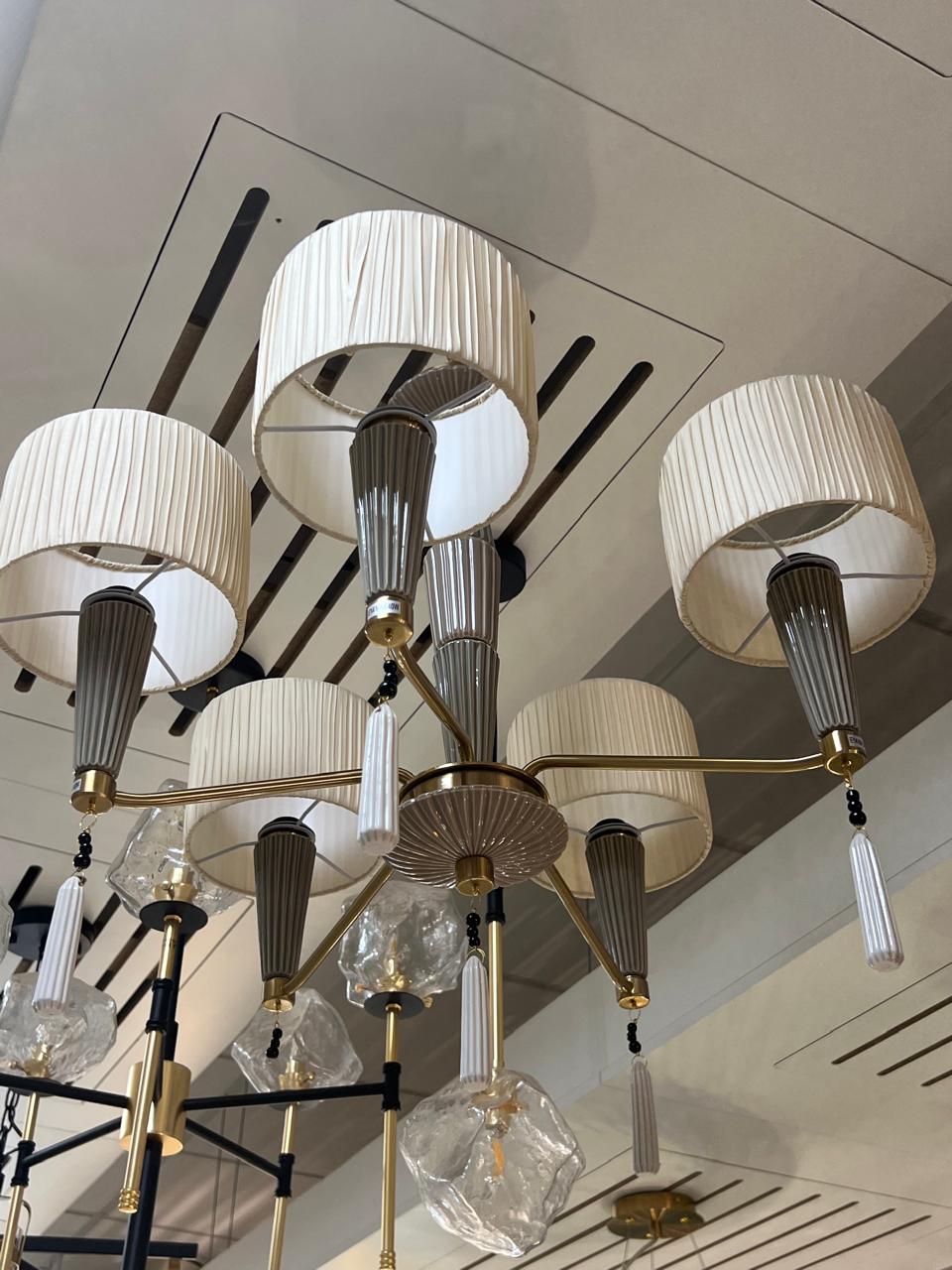 подвесная люстра odeon light exclusive latte 5403/5