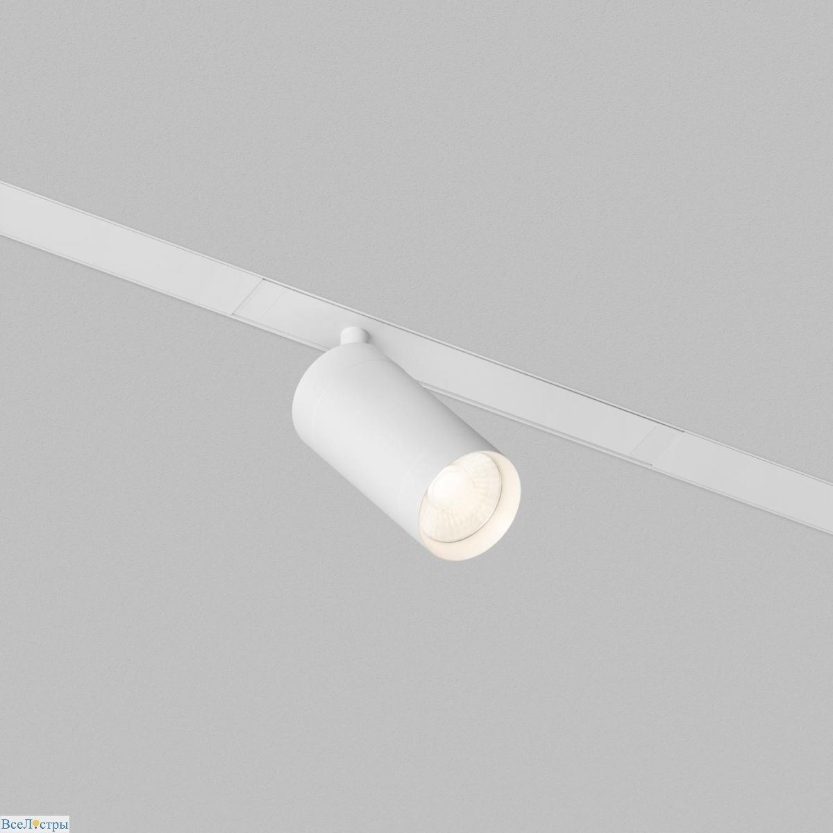 трековый однофазный светильник denkirs simple spot dk8110-wh
