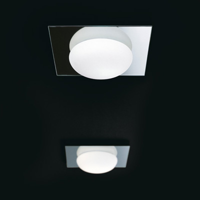настенный/потолочный светильник gio 50 p-pl mirror leucos