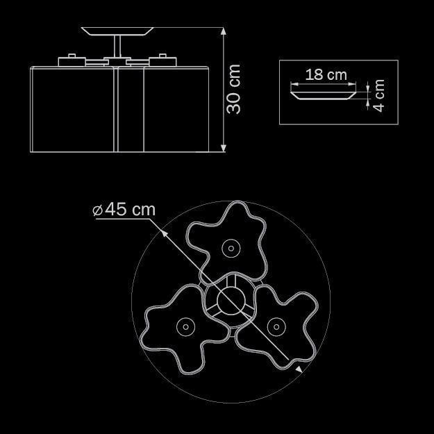 потолочная люстра lightstar nubi 802030