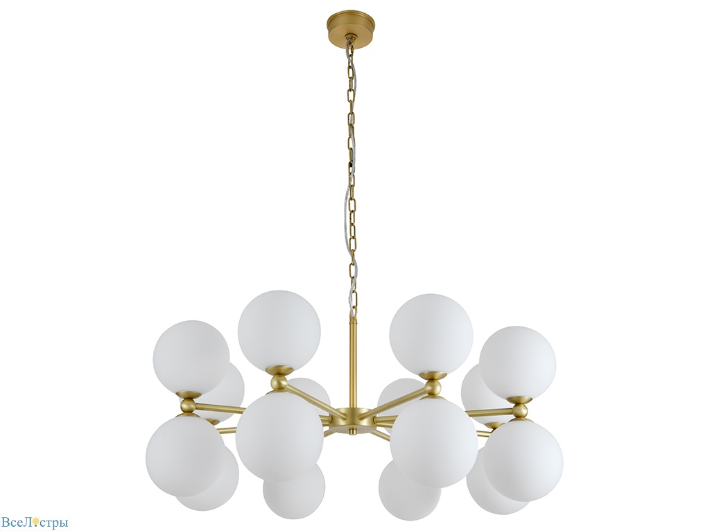 подвесная люстра newport ingrid 3840/80 с brass м0070680