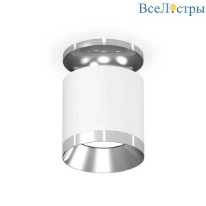 Комплект накладного светильника Ambrella light Techno Spot XS7401101 SWH/PSL белый песок/серебро полированное (N7927, C7401, N7032)