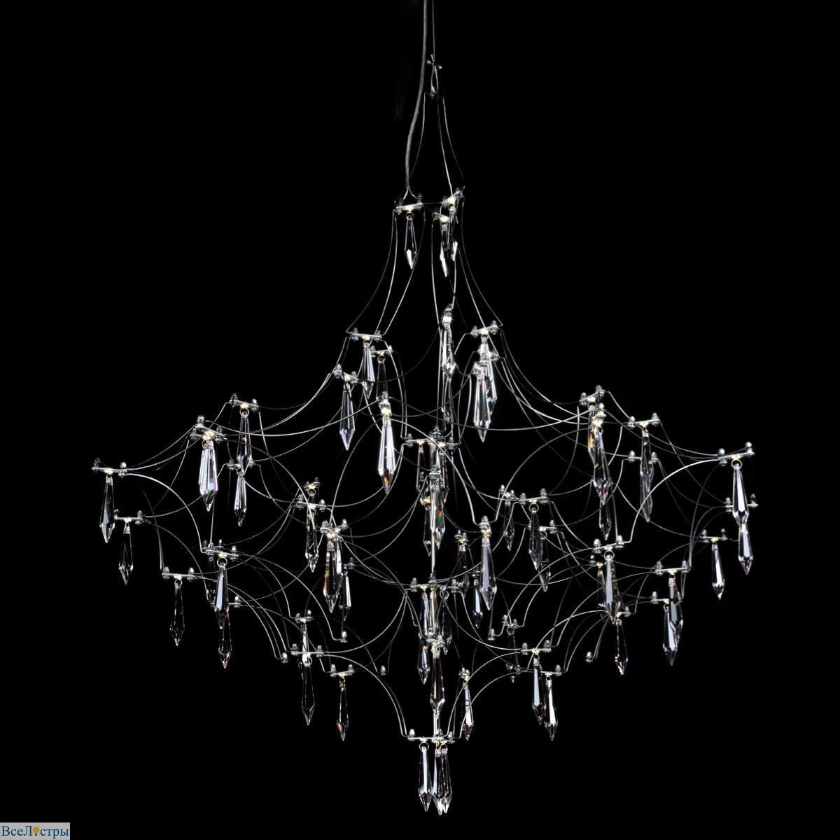 подвесная светодиодная люстра loft it mira 10259/800 silver asfour