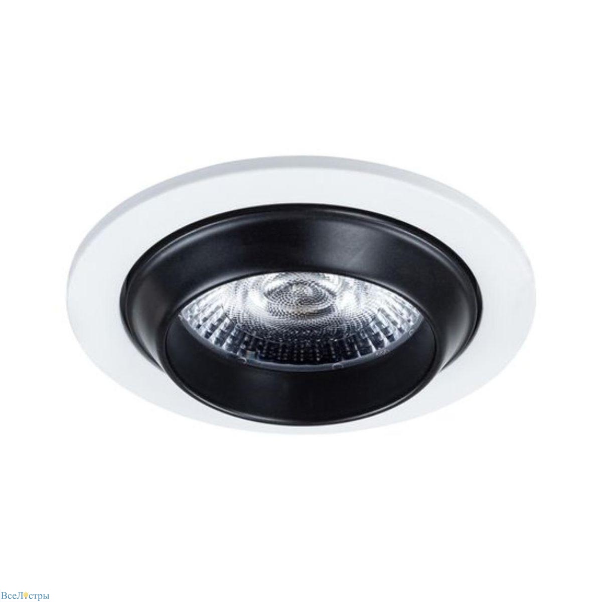 встраиваемый светодиодный светильник arte lamp uva a3318pl-1wh