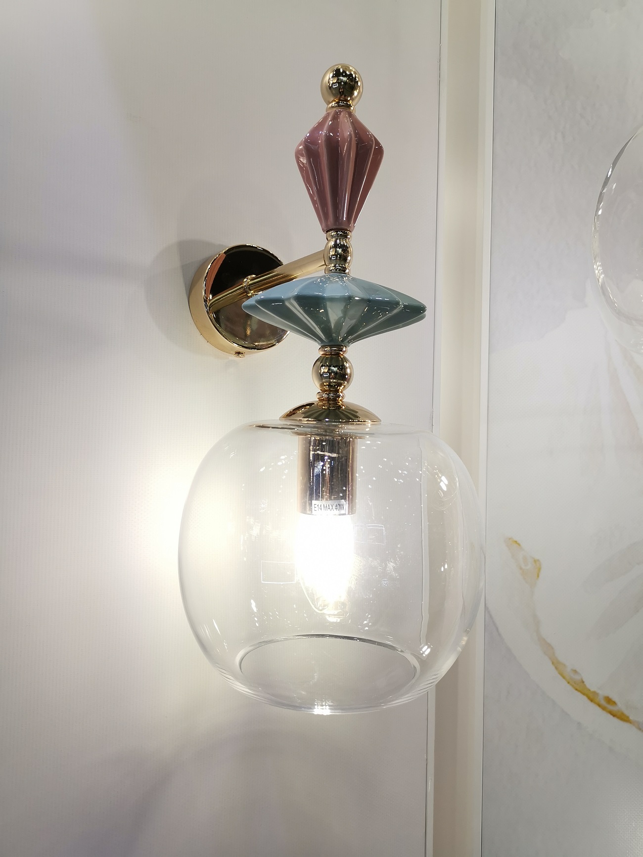 бра odeon light classic bizet 4855/1wb