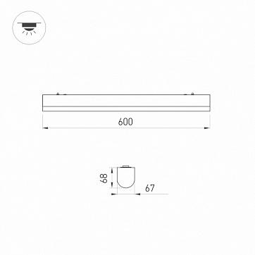 потолочный светодиодный светильник arlight alt-largo-600-15w day4000 030989