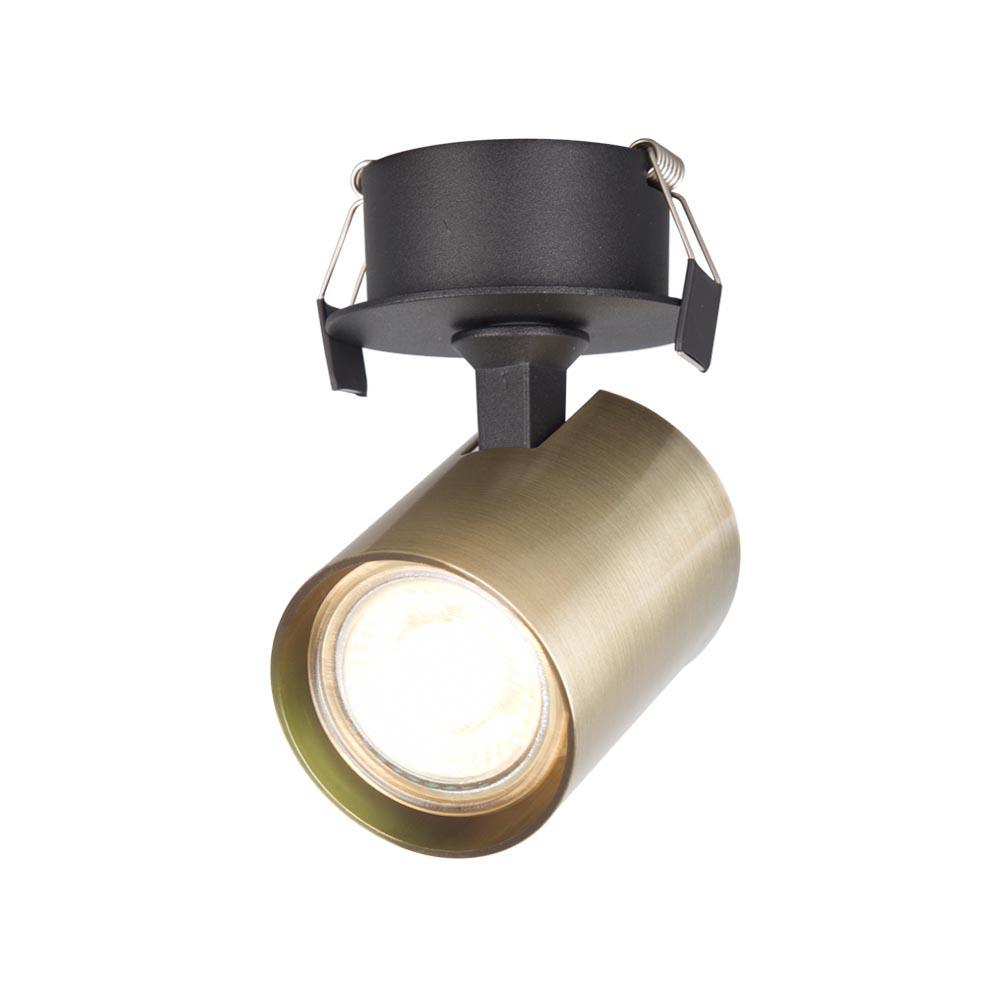 встраиваемый спот crystal lux clt 017c bl-bz