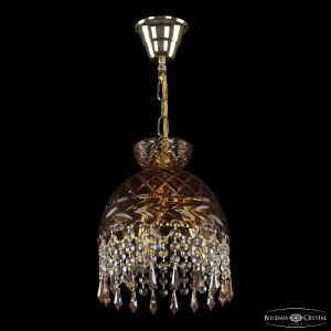 Подвесной светильник Bohemia Ivele Crystal 5478/22 G Amber/M-1F Drops K721