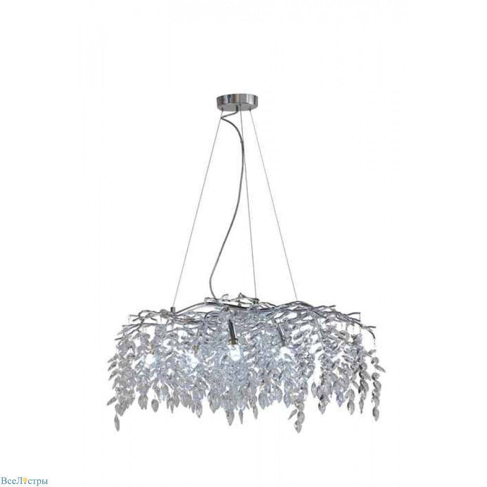 подвесная люстра am group leaf fall d1200 chrome