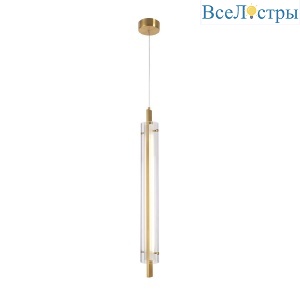 Подвесной светильник Indigo Vitreo 11067/B/1P Brass V000175L