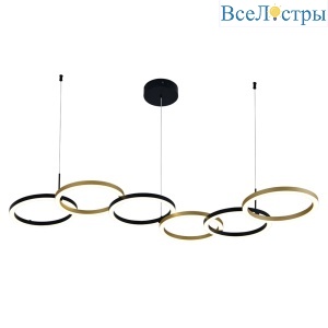Подвесной светильник Indigo Anello 14034/A/6P Black
