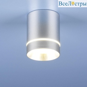 Потолочный светодиодный светильник Elektrostandard DLR021 9W 4200K хром матовый 4690389102943
