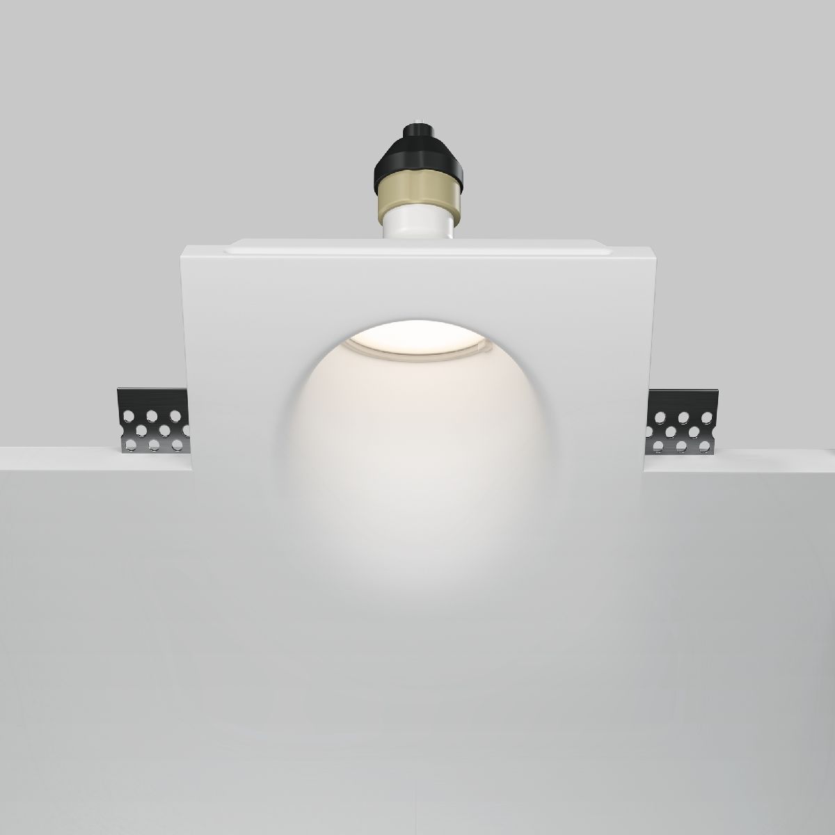 встраиваемый светильник maytoni gyps modern dl001-ww-01-w