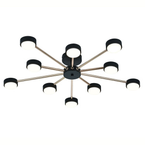 Потолочная люстра Escada Luminix 120008/10R Black/Gold ES0000096