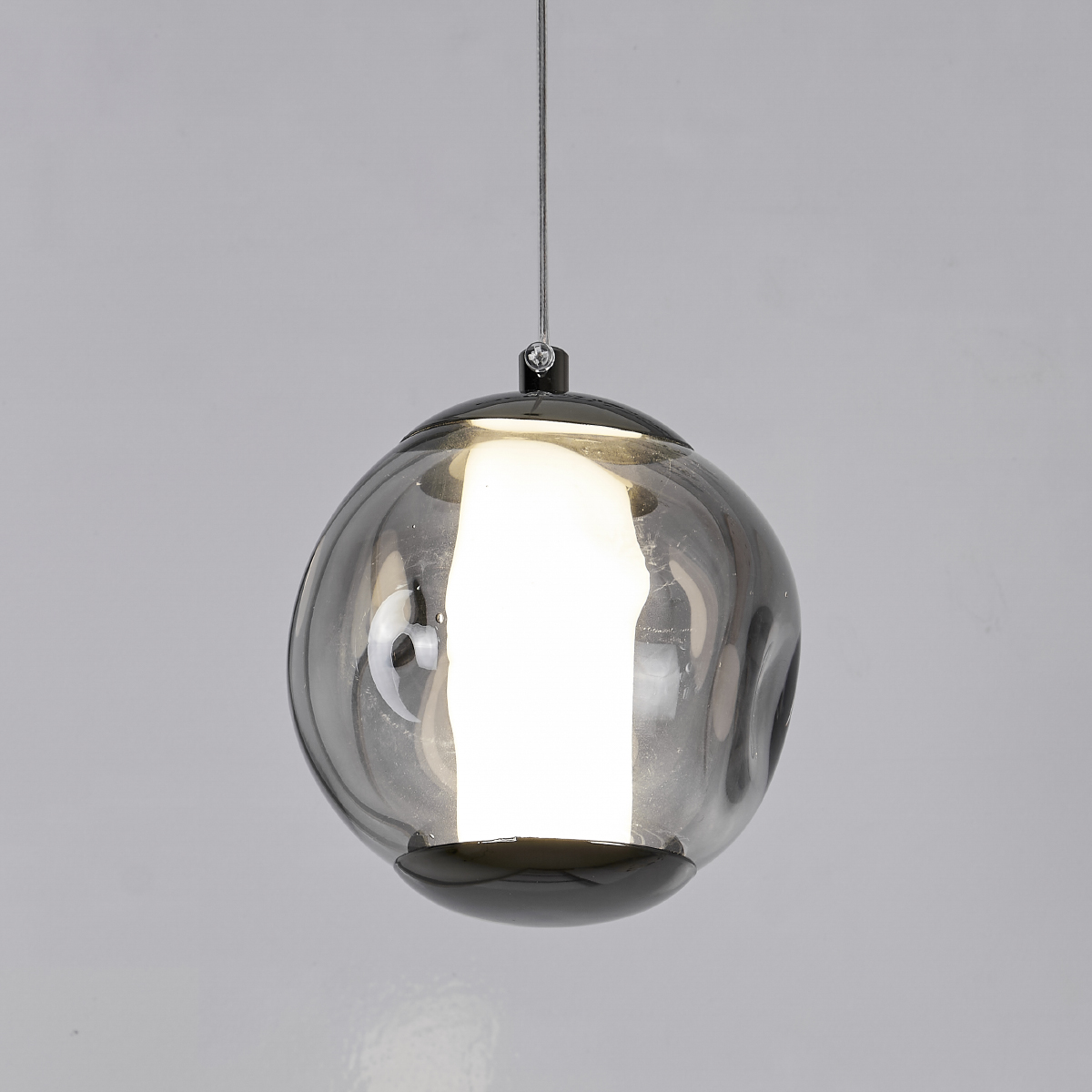 подвесной светильник delight collection od2437-1 pearl black/smoke