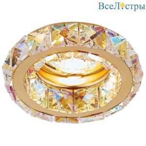 Встраиваемый светильник Ambrella Light Crystal K112 PR/G