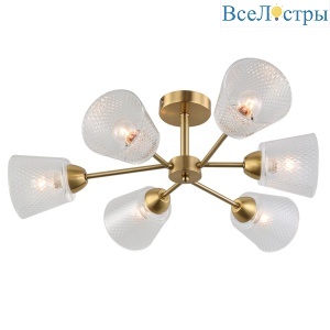Люстра на штанге Escada Amarant 1104/6P Brass