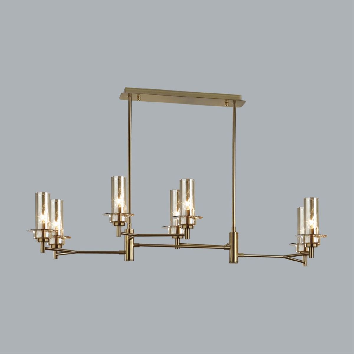 люстра на штанге lumion madonna 6554/8c