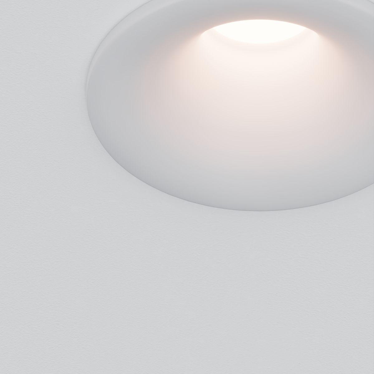 встраиваемый светильник maytoni technical spark dl094-gu10-w