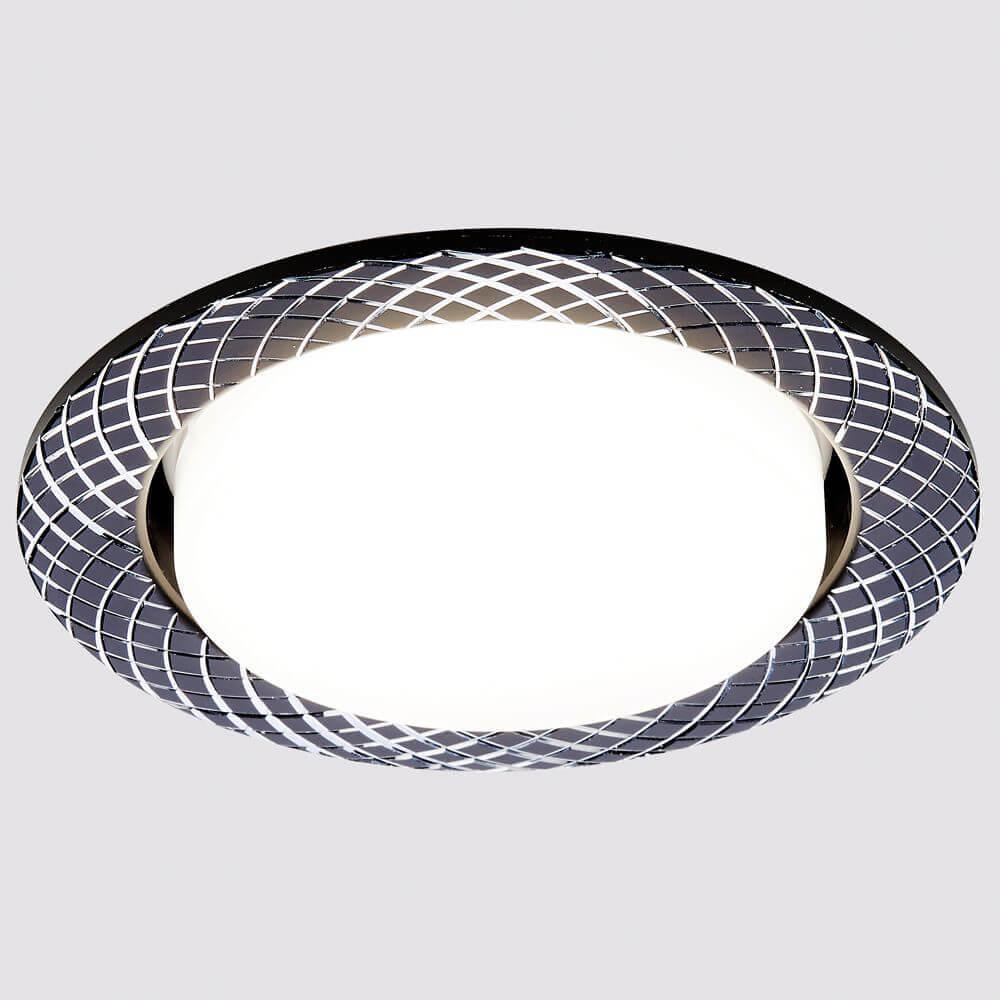 встраиваемый светильник ambrella light gx53 classic g818 bk