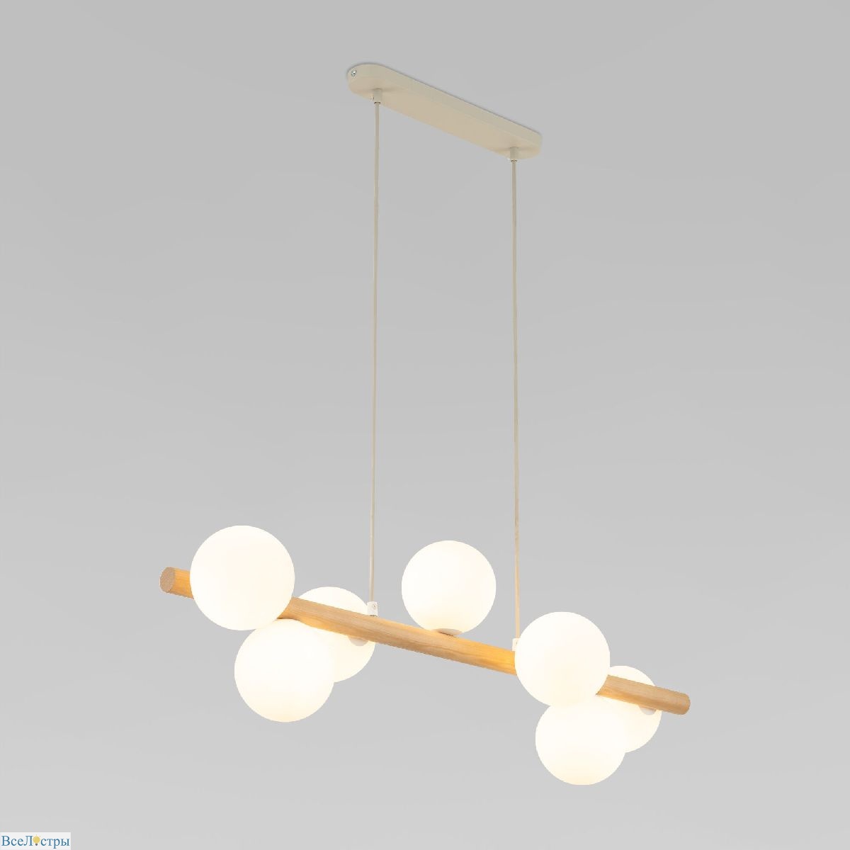 подвесная люстра tk lighting 5905 estera wood a068624