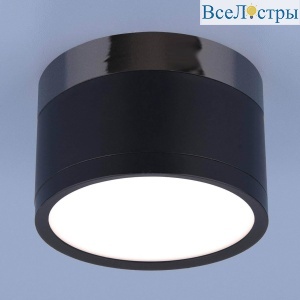 Потолочный светодиодный светильник Elektrostandard DLR029 10W 4200K черный матовый 4690389122019